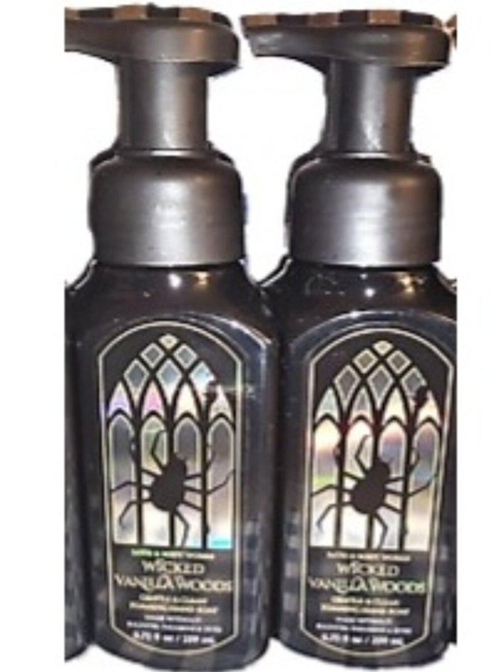 Bath & Body Works Wicked Vanilla Woods Gentle Foaming Hand Soap Set of 2